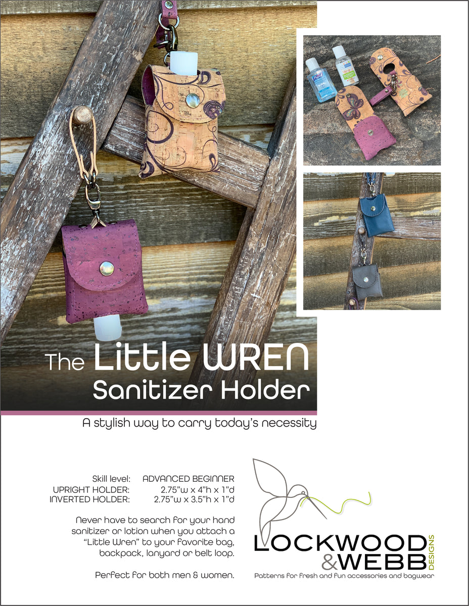 The Little WREN Sanitizer Holder Lockwood & Webb Designs