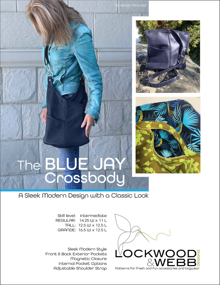 The BLUE JAY Crossbody Lockwood & Webb Designs
