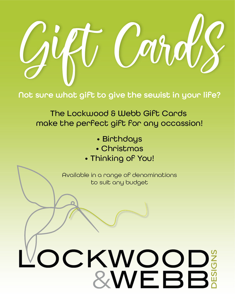 GIFT CARDS – Lockwood & Webb Designs