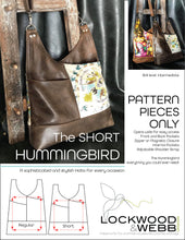 Load image into Gallery viewer, The Hummingbird Hobo SHORT - PATTERN PIECES Only