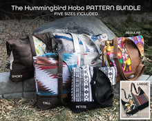 Load image into Gallery viewer, The Hummingbird Hobo - PATTERN PIECES BUNDLE