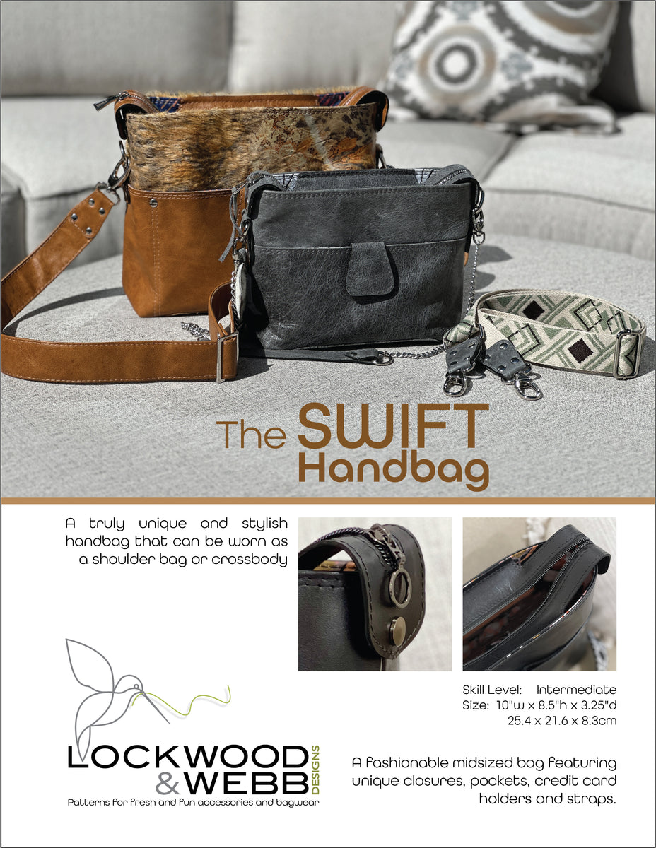 The SWIFT Handbag Lockwood & Webb Designs
