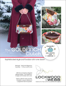 The Goldfinch TRIO with FREE Pocket ADD-ON Pattern