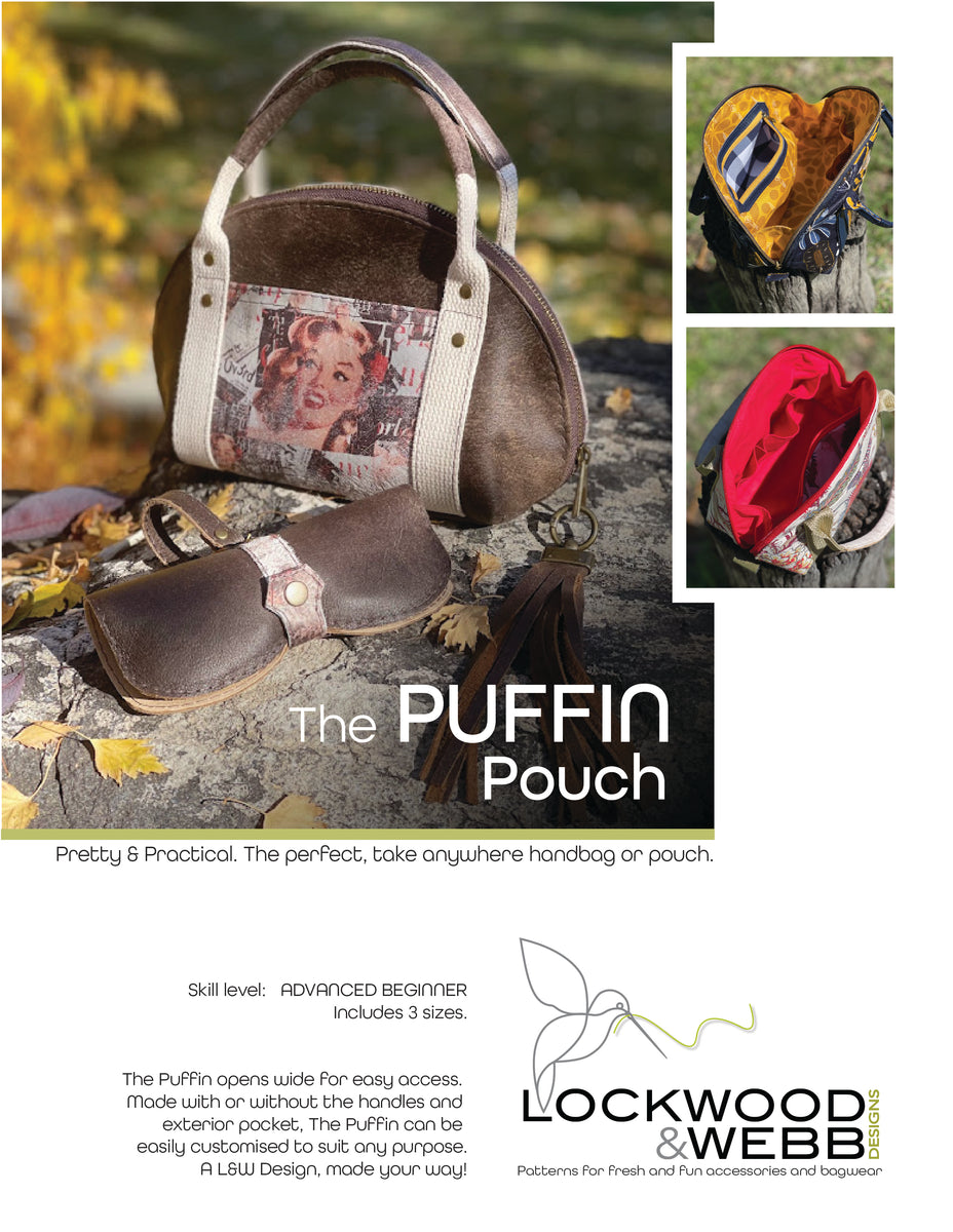 The PUFFIN Pouch Lockwood & Webb Designs