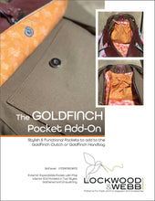 Load image into Gallery viewer, The Goldfinch POCKET ADD-ON Pattern
