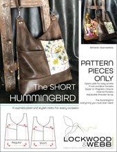 Load image into Gallery viewer, The Hummingbird Hobo SHORT - PATTERN PIECES Only
