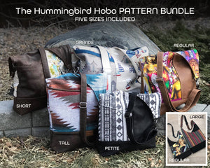 The Hummingbird Hobo - PATTERN PIECES BUNDLE