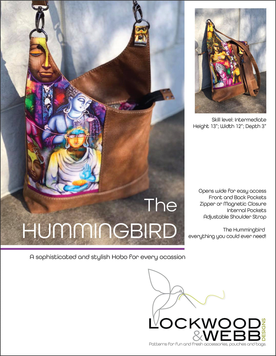 The Hummingbird Hobo REGULAR FULL PATTERN Lockwood & Webb Designs